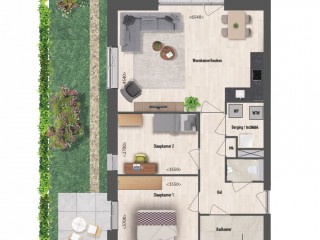BG-1 Appartement Type A2 in Zaamslag