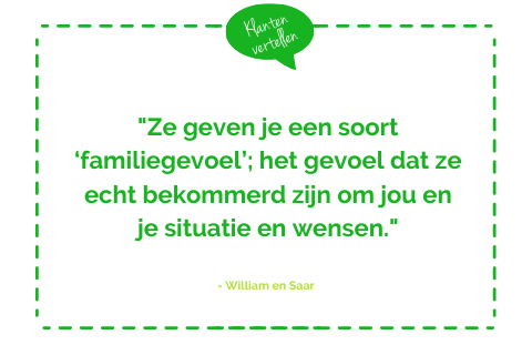 VERKOOP | Saar en William vertellen
